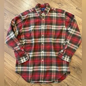 Classic Fit Men’s Ralph Lauren Brushed Cotton Flannel Shirt